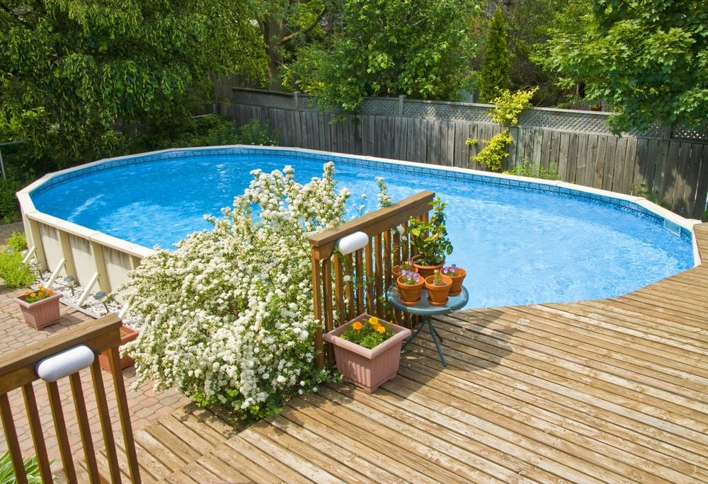 above ground pool types